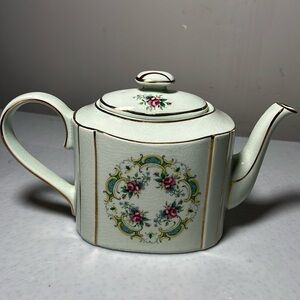 Antique Arthur Wood 1950's Teapot. Floral Design. Made in England. Rare Find